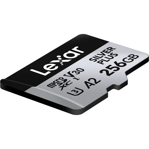 Lexar Professional SILVER PLUS 256GB UHS-I microSDXC Memory Card with SD Adapter (5-Pack) - Image 6