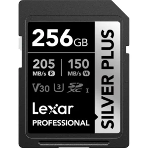 Lexar Professional SILVER PLUS 256GB UHS-I SDXC Memory Card 5-Pack