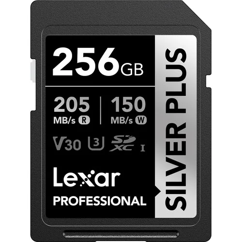 Lexar Professional SILVER PLUS 256GB UHS-I SDXC Memory Card 5-Pack - Image 2