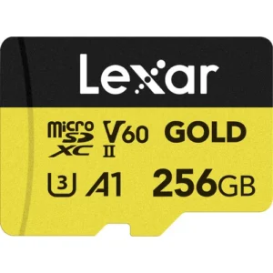 Lexar Professional 256GB GOLD UHS-II microSDXC Card