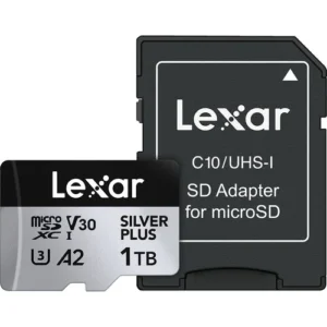Lexar Professional 1TB SILVER PLUS UHS-I microSDXC Card Includes SD Adapter