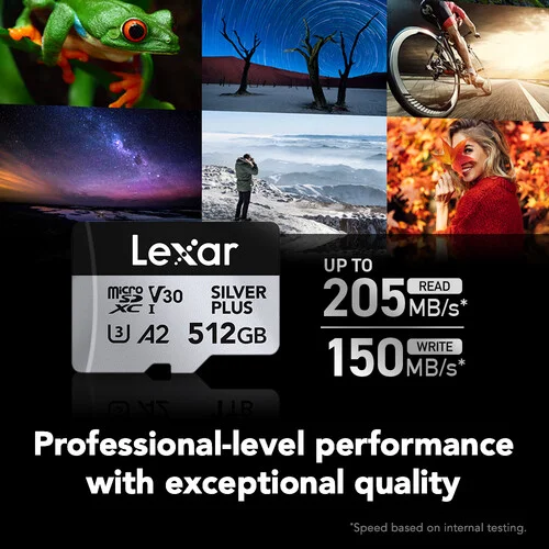 Lexar Professional 1TB SILVER PLUS UHS-I microSDXC Card Includes SD Adapter - Image 2