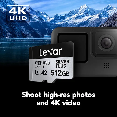 Lexar Professional 1TB SILVER PLUS UHS-I microSDXC Card Includes SD Adapter - Image 3