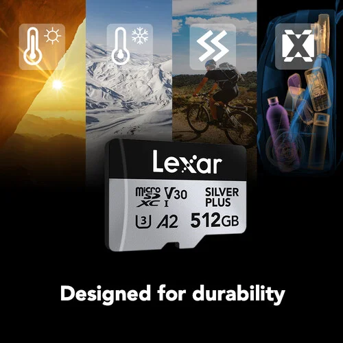 Lexar Professional 1TB SILVER PLUS UHS-I microSDXC Card Includes SD Adapter - Image 5