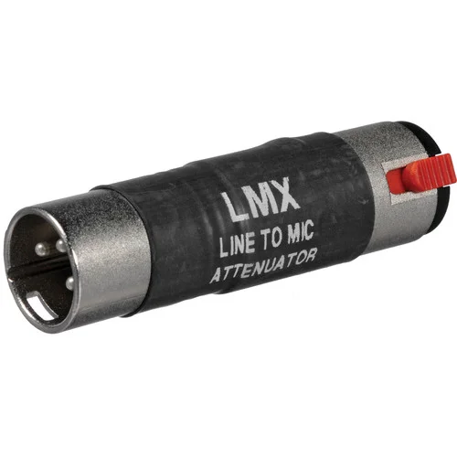 Pro Co Sound LMX Barrel XLR to 1/4 Line Level Mic Adapter