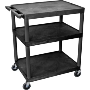 40 Black Luxor Extra-Wide Electric LP Table