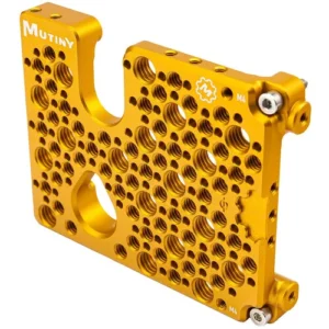 Full AC-Side Cheese Plate for RED KOMODO-X by MUTINY (Nikon Gold)