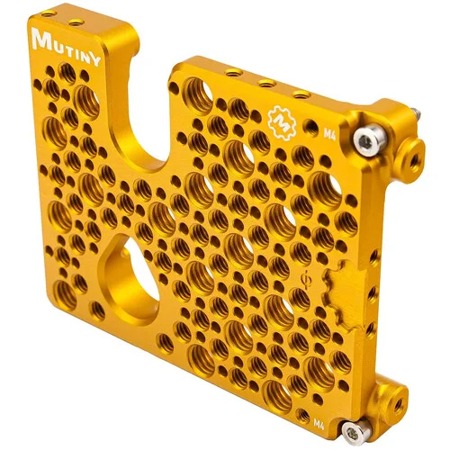 Full AC-Side Cheese Plate for RED KOMODO-X by MUTINY (Nikon Gold)