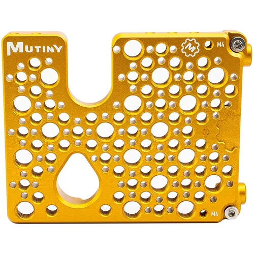 Full AC-Side Cheese Plate for RED KOMODO-X by MUTINY (Nikon Gold) - Image 2