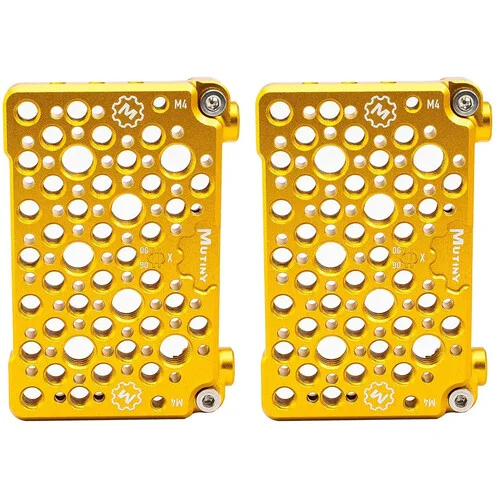 RED KOMODO-X Nikon Gold Cheese Plate for MUTINY Lil Shawty (Pair)