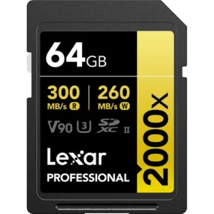 Lexar Professional 2000x UHS-II SDXC 64GB Memory Card