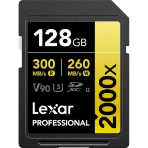 Lexar Professional 2000x UHS-II SDXC 128GB Memory Card
