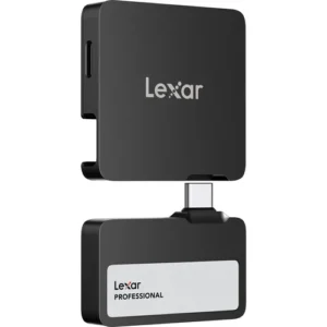 Lexar Professional Go 1TB Portable SSD with USB 3.2 Gen 2 Hub