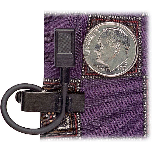 Omnidirectional Lavalier Microphone by Countryman EMW  Peak Frequency Response for Lectrosonics Transmitters (Black, Switchcraft 851 Connector) - Image 2