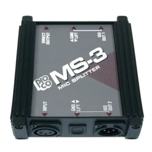 Professional Co Sound MS3 Triple-Channel Mic Splitter Unit