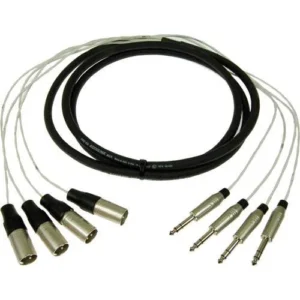 Pro Co Sound MT4BQXM-10 Analog Studio Multitrack Harness Cable
