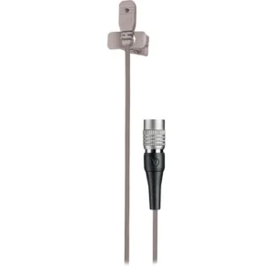 Audio-Technica MT830cW-TH Wireless Lavalier Omnidirectional Microphone (Theater-Beige, Hirose 4-Pin)