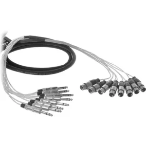 Pro Co Sound MT8BQXF-10 8-Channel TRS Male to XLR Female Analog Audio Cable (10 Feet)