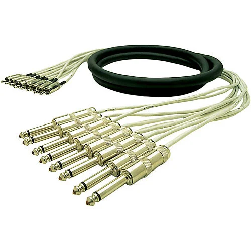Pro Co Sound MT8RR-10 8-Channel RCA Male to Male Analog Audio Cable (10 Feet)