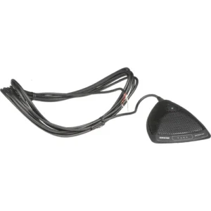 Shure MX392/O Omnidirectional Boundary Microphone Featuring Logic-Control LED for Installation (Back Cable Exit, Unterminated Pigtail)