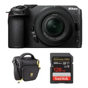 Nikon Z30 Mirrorless Camera with 16-50mm f/3.5-6.3 Lens and Essential Starter Bundle