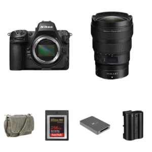 Nikon Z8 Mirrorless Digital Camera with 14-24mm f/2.8 Lens and Essential+ Accessories Kit