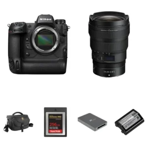 Nikon Z9 Mirrorless Camera Essentials+ Kit with 14-24mm f/2.8 Lens