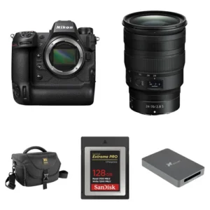Nikon Z9 Mirrorless Camera with 24-70mm f/2.8 Lens - Essential Starter Bundle