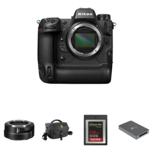 Nikon Z9 Mirrorless Camera with FTZ II Mount Adapter and Essential Bundle