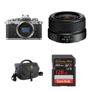 Nikon Zfc Mirrorless Camera with 24mm f/1.7 Lens - Essential Starter Bundle