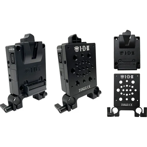 P-Vmicro V-Mount Plate for Imicro Batteries with Multipurpose Cheese Plate Kit by IDX System Technology