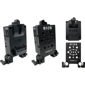 P-Vmicro V-Mount Plate for Imicro Batteries with Multipurpose Cheese Plate Kit by IDX System Technology