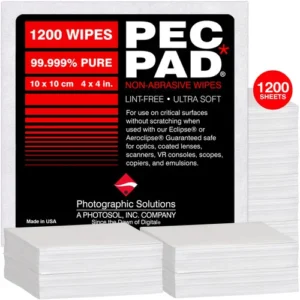 PEC-PAD Photo Cleaning Wipes, 4 x 4 Inch, Pack of 1200  Premium Photographic Solution