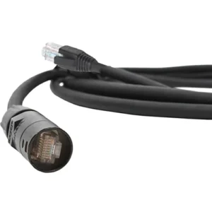 Pro Co Sound ProCat 5 Ethernet Cable with RJ-45/EtherCon Connector, 10/100 Base-T, 2 Feet