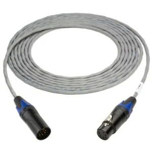 Sescom 6-Foot Plenum Rated P/DMX 5-Pin XLR Male to Female Lighting Control Cable