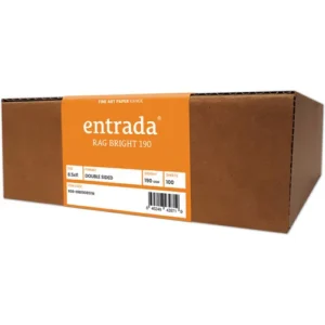 Moab Entrada Rag Bright 190 Paper - 8.5 x 11 Inches, 100 Sheets Pack