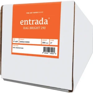 Moab Entrada Rag Bright 290 Archival Inkjet Paper Roll - 17 Inch x 40 Feet