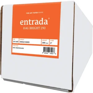 Moab Entrada Rag Bright 290 Archival Inkjet Paper Roll - 24 Inches x 40 Feet