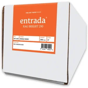 Moab Entrada Rag Bright 290 Archival Inkjet Paper Roll - 44 Inch x 40 Feet