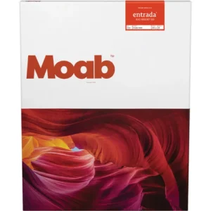 Moab Entrada Rag Bright 300 Premium Paper (17 x 22 Inches, 25-Sheet Pack)