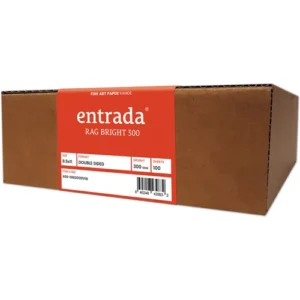 Moab Entrada Rag Bright 300 Premium Paper (8.5 x 11 Inches, 100 Sheets Pack)