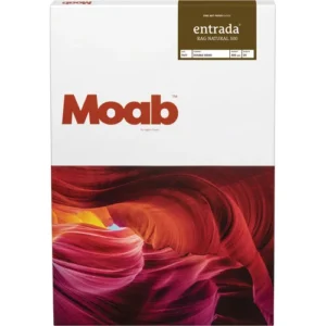 Moab Entrada Rag Natural 300 GSM Paper (11x17 Inches, 25 Sheets Pack)