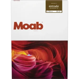 Moab Entrada Rag Natural 300 GSM Paper (13 x 19 Inches, 25 Sheets)
