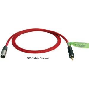 Laird Digital Cinema Stereo Analog XLR Male to Mini Locking Plug Cable for Red Camera - 10 Feet