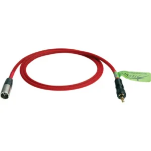 Laird XLR Male to Mini Locking Plug Stereo Analog Cable for Red Camera - 1.5ft Digital Cinema Audio Cord