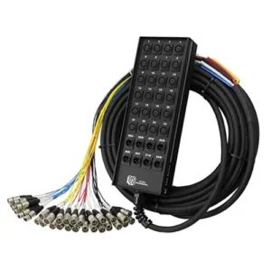 Pro Co Sound RoadMaster 32-Channel Stagebox to Fanout Cable (24 Send & 8 XLR Male Return) - 100 Feet