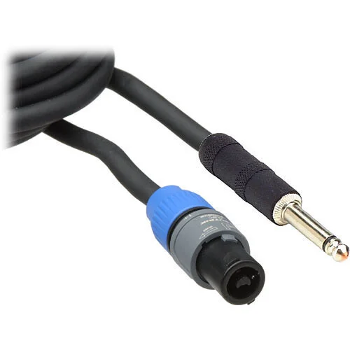 Pro Co Sound Lifelines PowerPlus 2x 1/4 Male to 4-Pin Speakon 50-Foot Speaker Cable