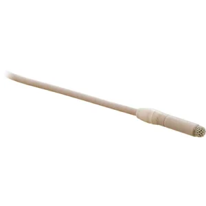 Sanken COS-11D Omnidirectional Lav Mic with Lower Sensitivity & 9.8-Foot Cable Featuring Bare Pigtail Leads (Accessories Not Included, Beige)
