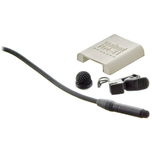 Sanken COS-11D Omnidirectional Lav Mic with Standard Sensitivity & 9.8-Foot Cable Featuring Pigtail Leads (Includes Accessories, Black)