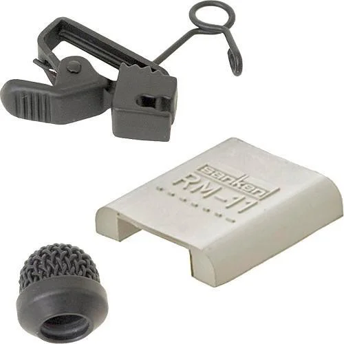 Sanken COS-11D Omnidirectional Lav Mic with Lower Sensitivity & TA4F Plug for Shure Wireless Systems (Includes Accessories, Black) - Image 2